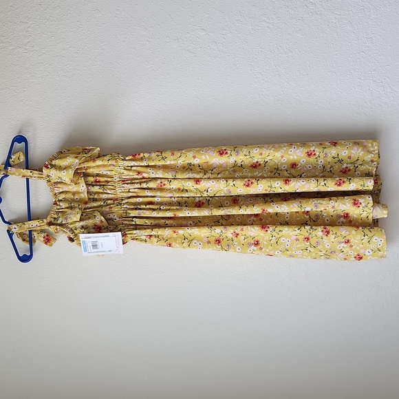 Yellow Floral Dress - Picture 3 of 4